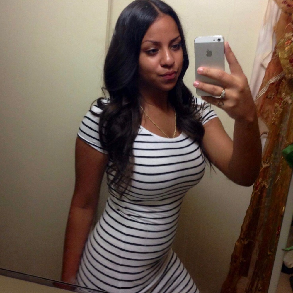 Striped Body Con Dress